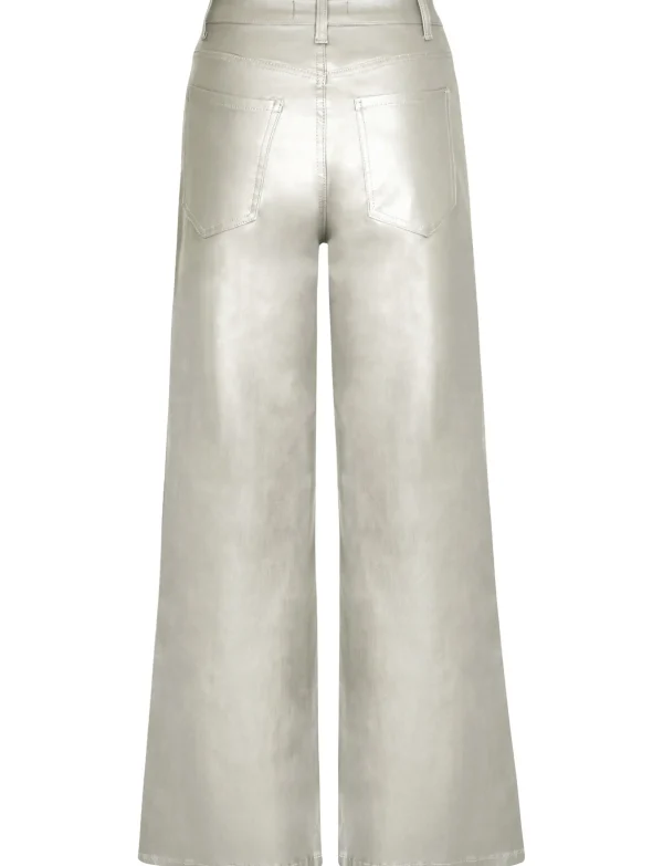 Norfy | Wide leg broek 8451 Goud