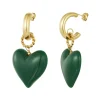Oorbel Heart Groen