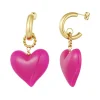 Oorbel Heart Roze