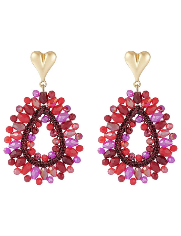 Oorbel Holley Fuchsia