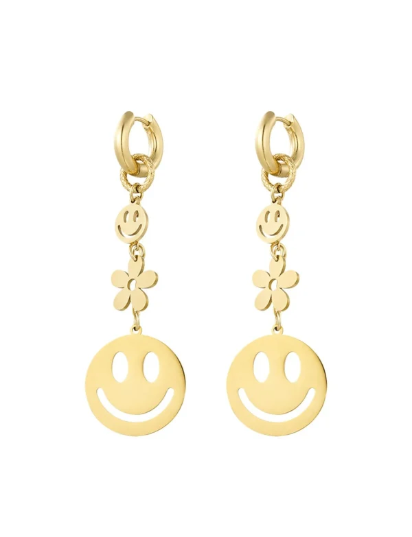 Oorbel Smile Goud