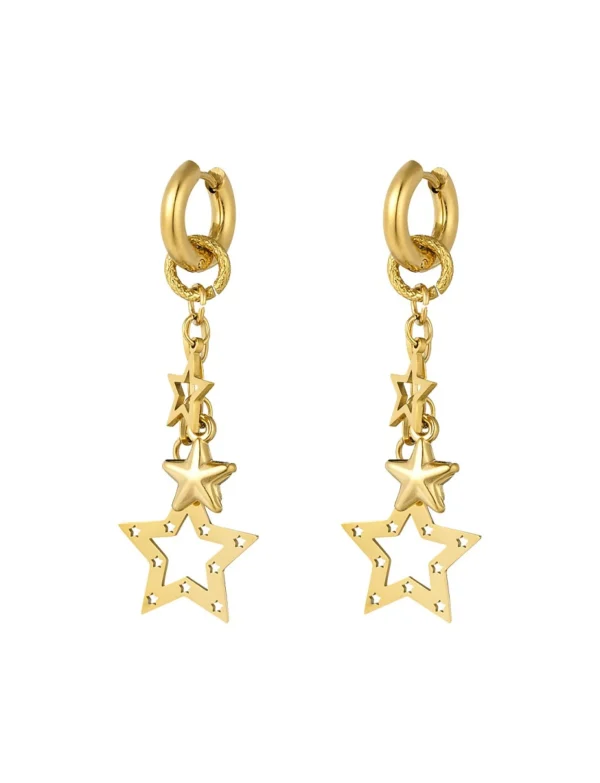 Oorbel Star Goud