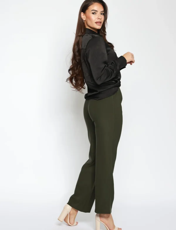 Pantalon Quinn Donkergroen
