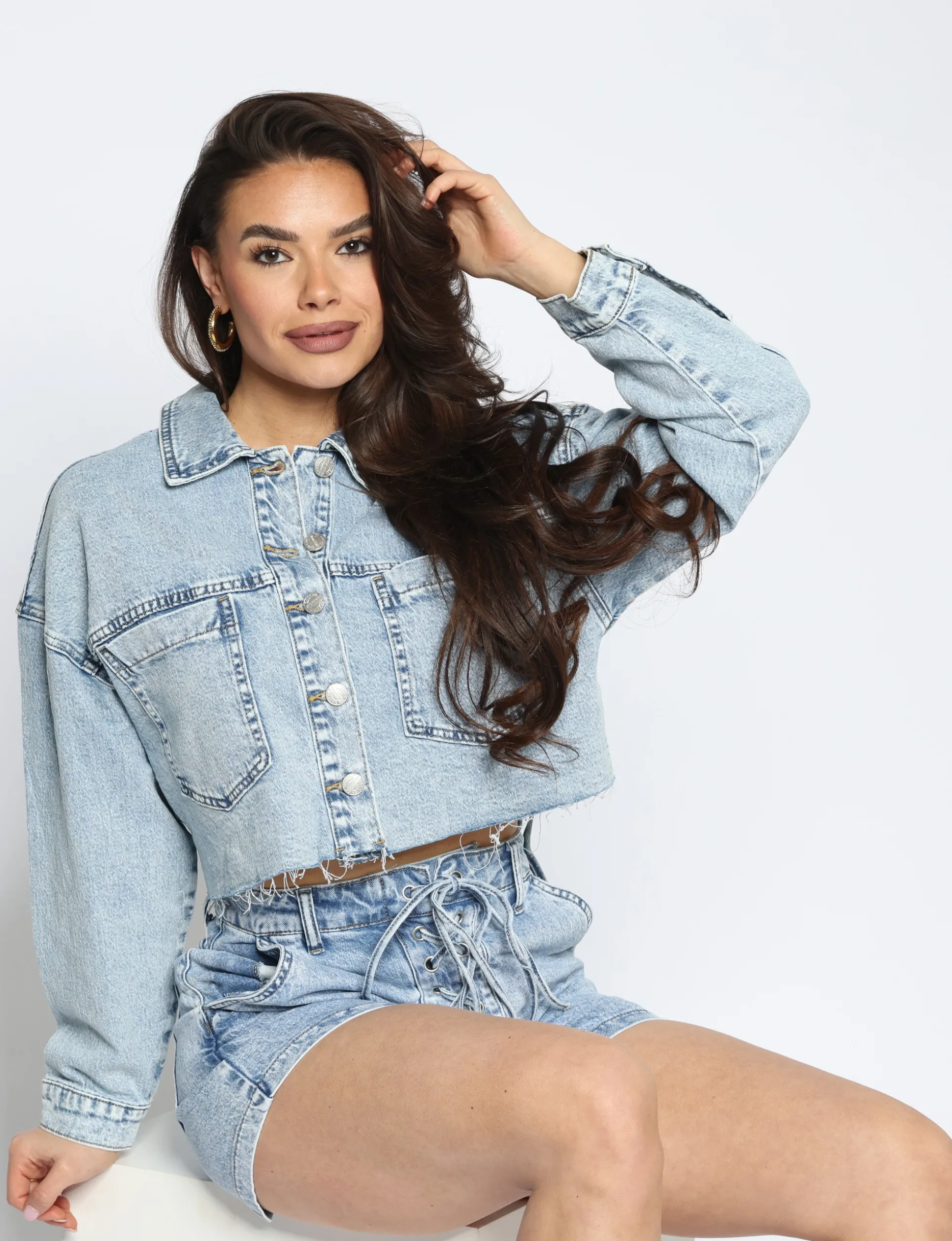 queen_hearts__cropped_jac_4.webp Queen Hearts | Cropped jacket back lace W3735 Blauw
