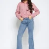 Queen Hearts | Flared jeans 997 Blauw