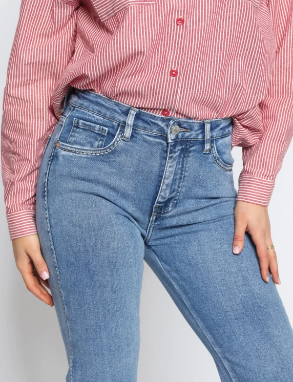 Queen Hearts | Flared jeans 997 Blauw