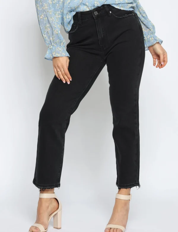 Queen Hearts | Mom fit W3276 STRETCH Zwart