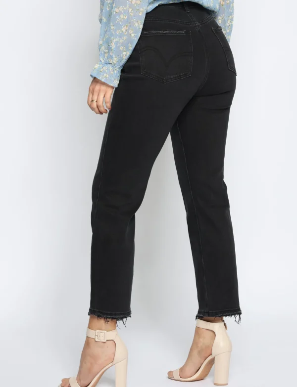 Queen Hearts | Mom fit W3276 STRETCH Zwart