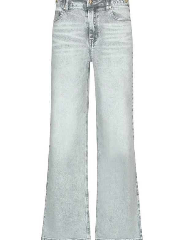 Queen Hearts | the Wide leg, High Waist W3368 Grijs