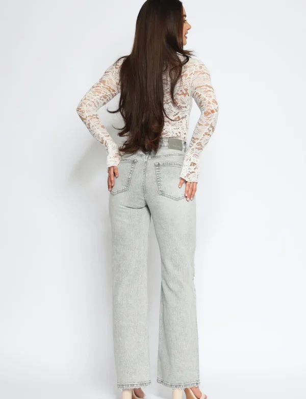 Queen Hearts | the Wide leg, full length Grijs