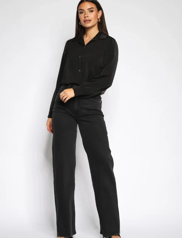 Queen Hearts | Wide leg, Straight jeans W3392 TALL