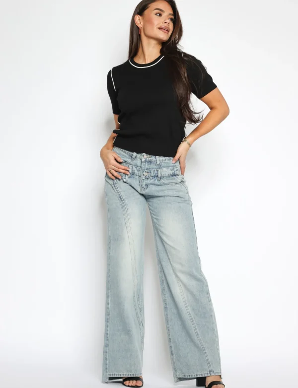 SeeSee | Double effect jeans A968 Blauw