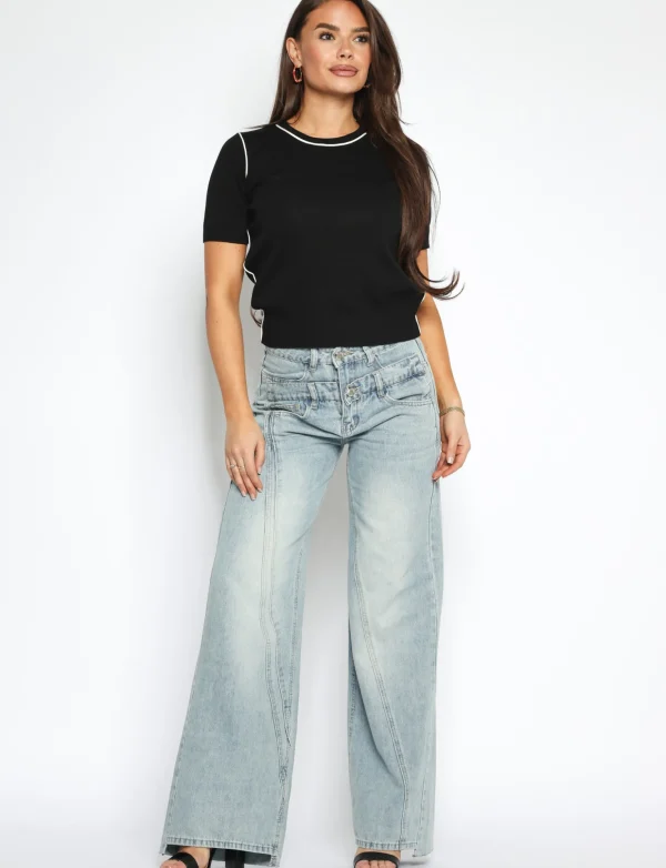 SeeSee | Double effect jeans A968 Blauw