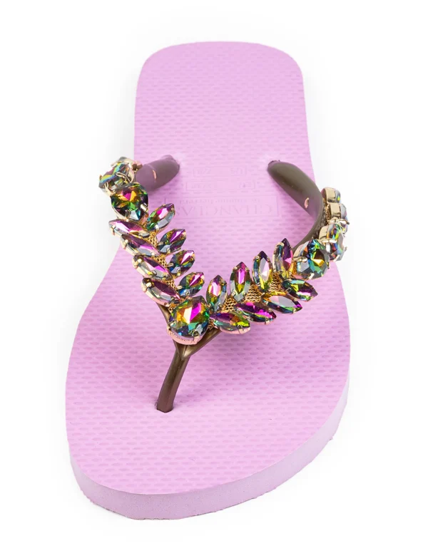 Simone Herrera | Slipper Adela Multicolor Lila