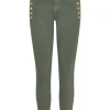 Skinny jeans D2619 Donkergroen