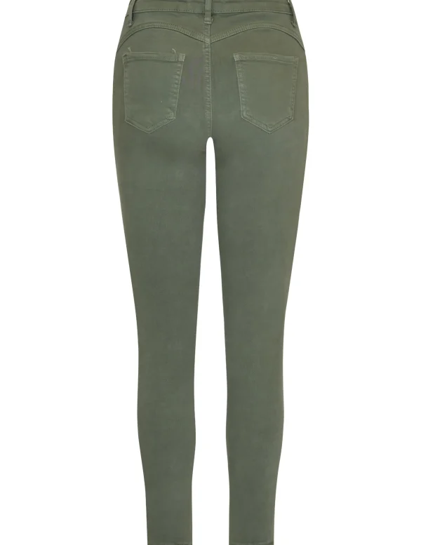 Skinny jeans D2619 Donkergroen