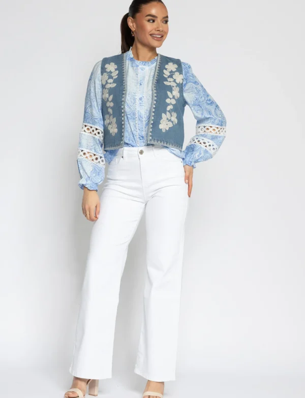 Spijkergilet Suze Blauw