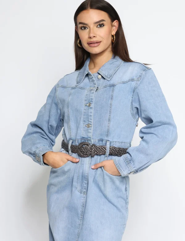 Spijkerjurk Sammie Blauw