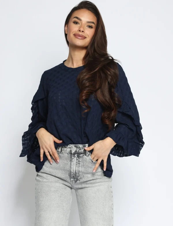Top Jessy Donkerblauw