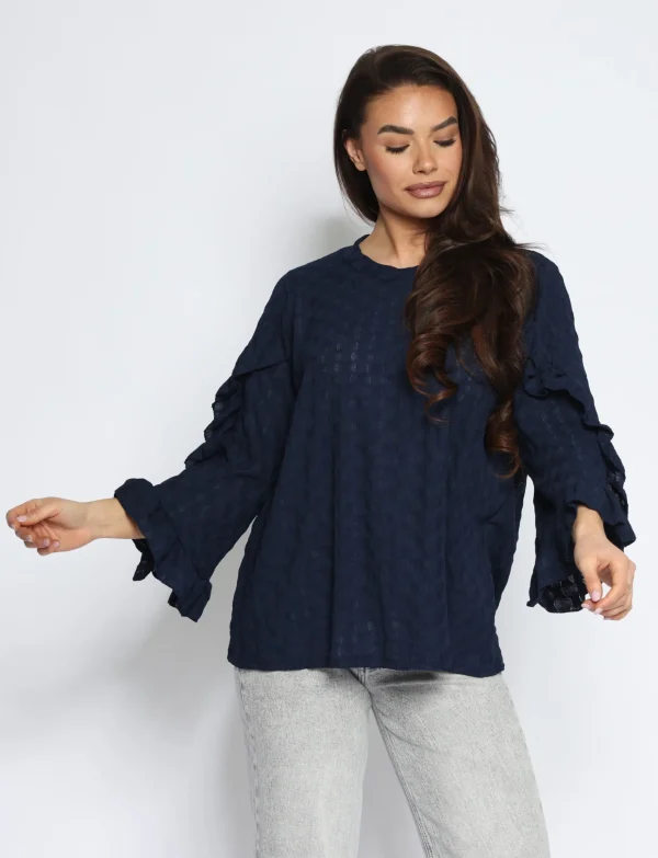Top Jessy Donkerblauw