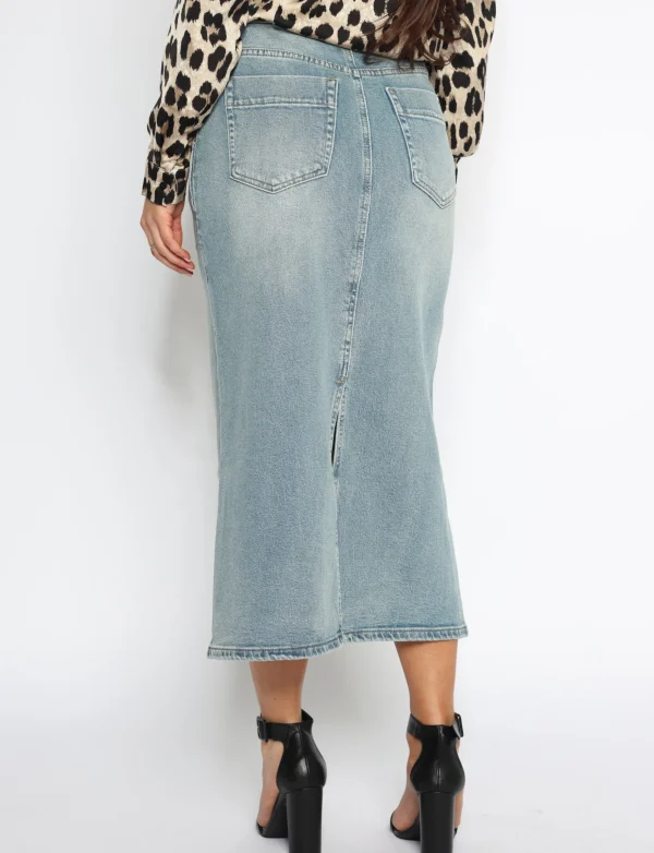 Toxik | Double effect rok L21405 Blauw