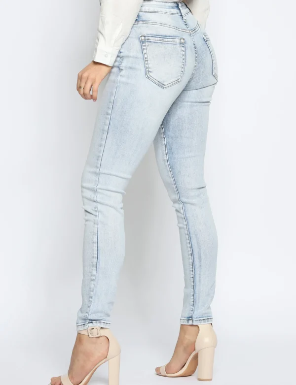Toxik | Skinny jeans L21329 Blauw