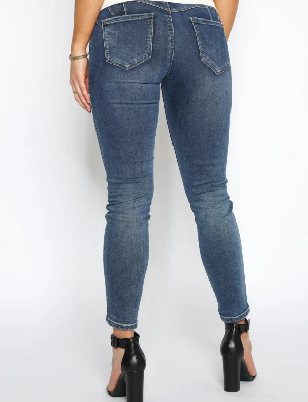 Toxik | Skinny jeans L21164-1# Blauw