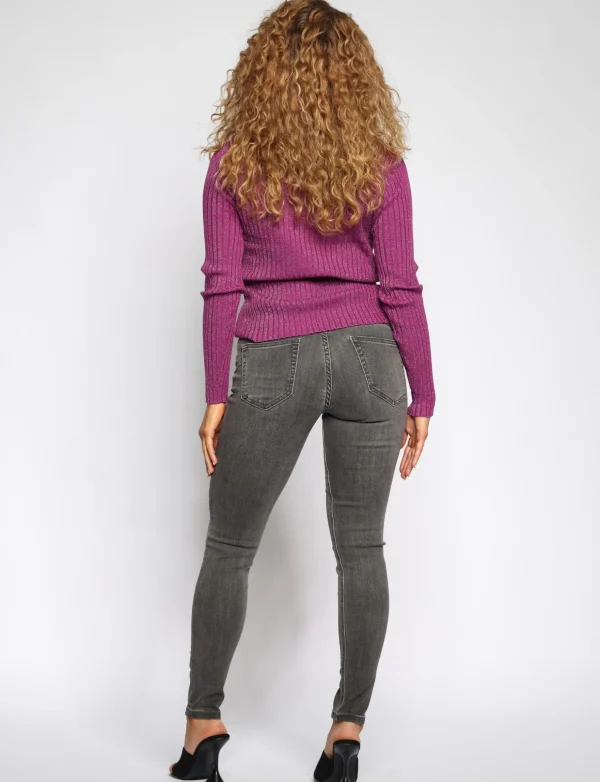 Toxik | Skinny jeans L21165-8 Grijs