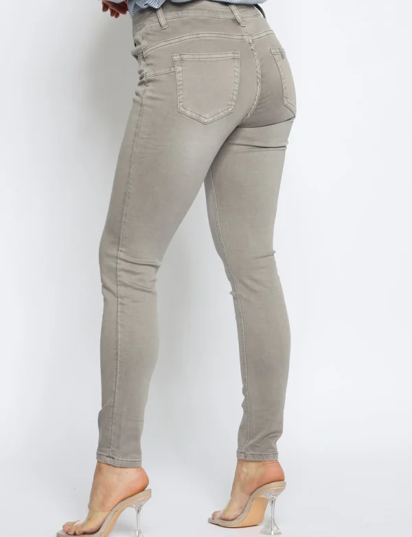Toxik | Skinny jeans L750 Lichtgrijs