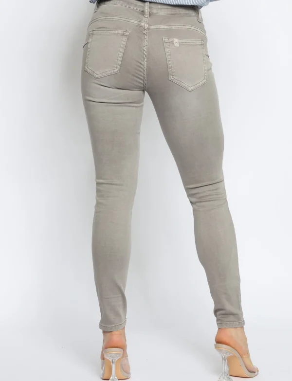 Toxik | Skinny jeans L750 Lichtgrijs