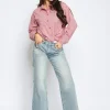 Toxik | Wide leg jeans, Ripped back L21421 Blauw
