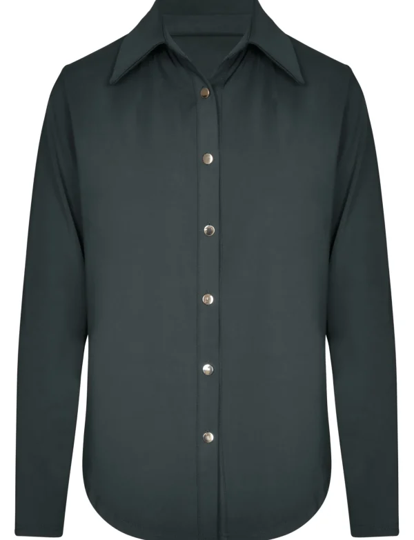 Travelstof Blouse Marleen Zwart