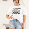 T-shirt Azara Wit/ Zwart