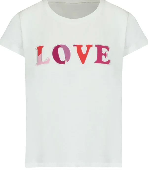 T-shirt Meggie Roomwit/ Roze
