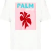 T-shirt Palm Beach Wit