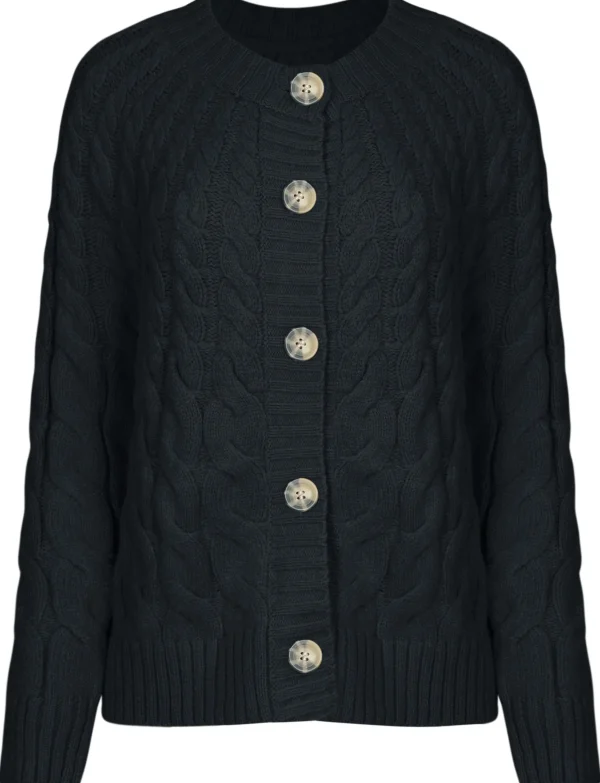 Vest Carly Zwart