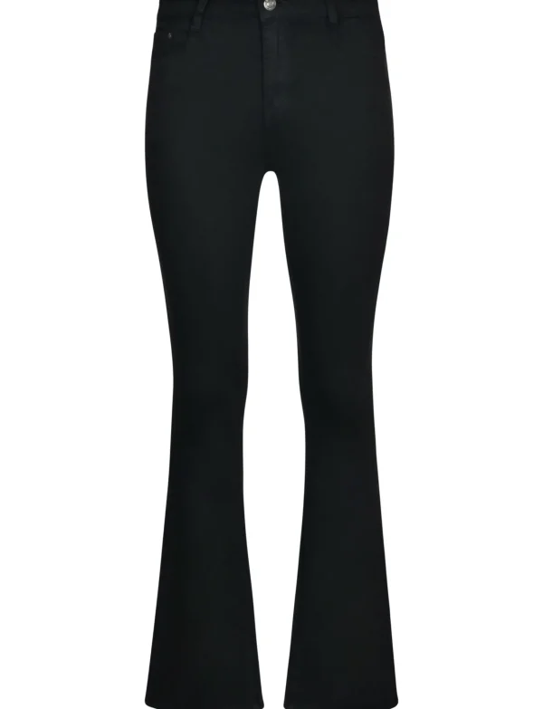 Vivid | Flared jeans E1535 Zwart