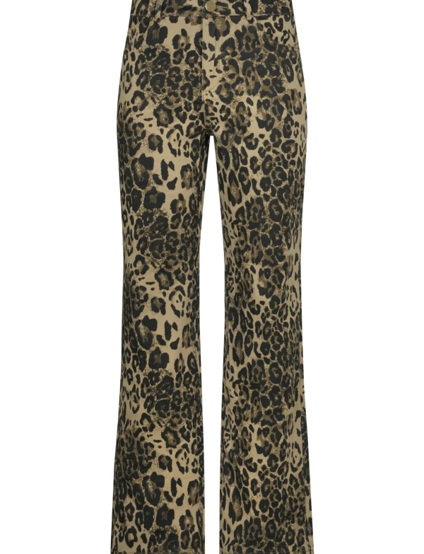 Wide leg broek Floor Panter Bruin