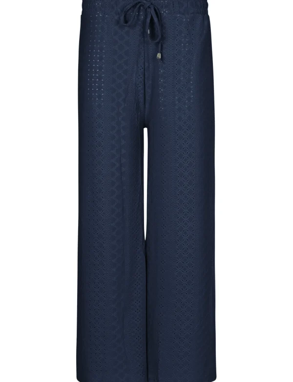 Wijde broek Beverly Donkerblauw