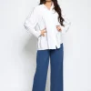 Wijde broek Minny Donkerblauw