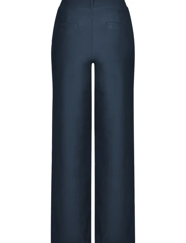 Yu & Me | Wijde broek Romee Donkerblauw