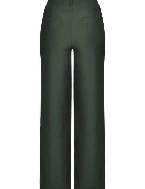 Yu & Me | Wijde broek Romee Donkergroen