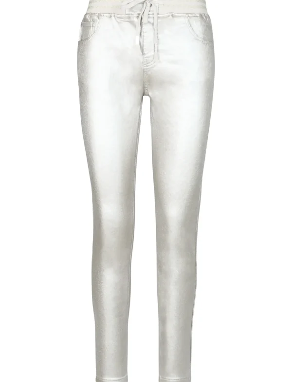 ZAC & ZOE | Coated broek B3551 Beige