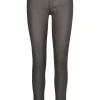 ZAC & ZOE | Coated skinny broek B3271 Bruin