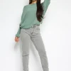 ZAC & ZOE | Straight jeans B3340 Grijs
