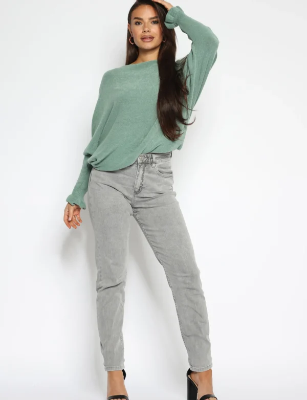 ZAC & ZOE | Straight jeans B3340 Grijs
