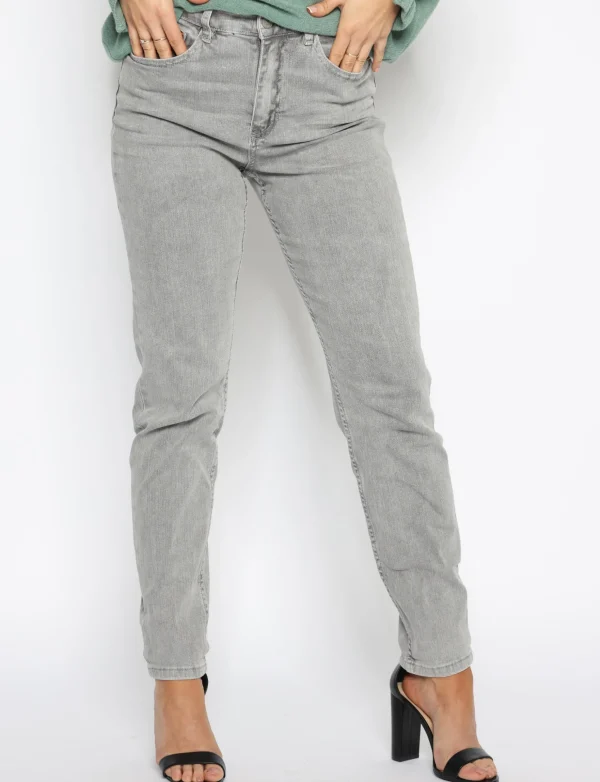ZAC & ZOE | Straight jeans B3340 Grijs