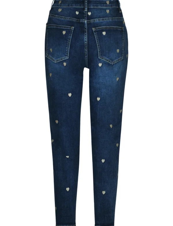 ZAC & ZOE | Straight Jeans B3657 Donkerblauw